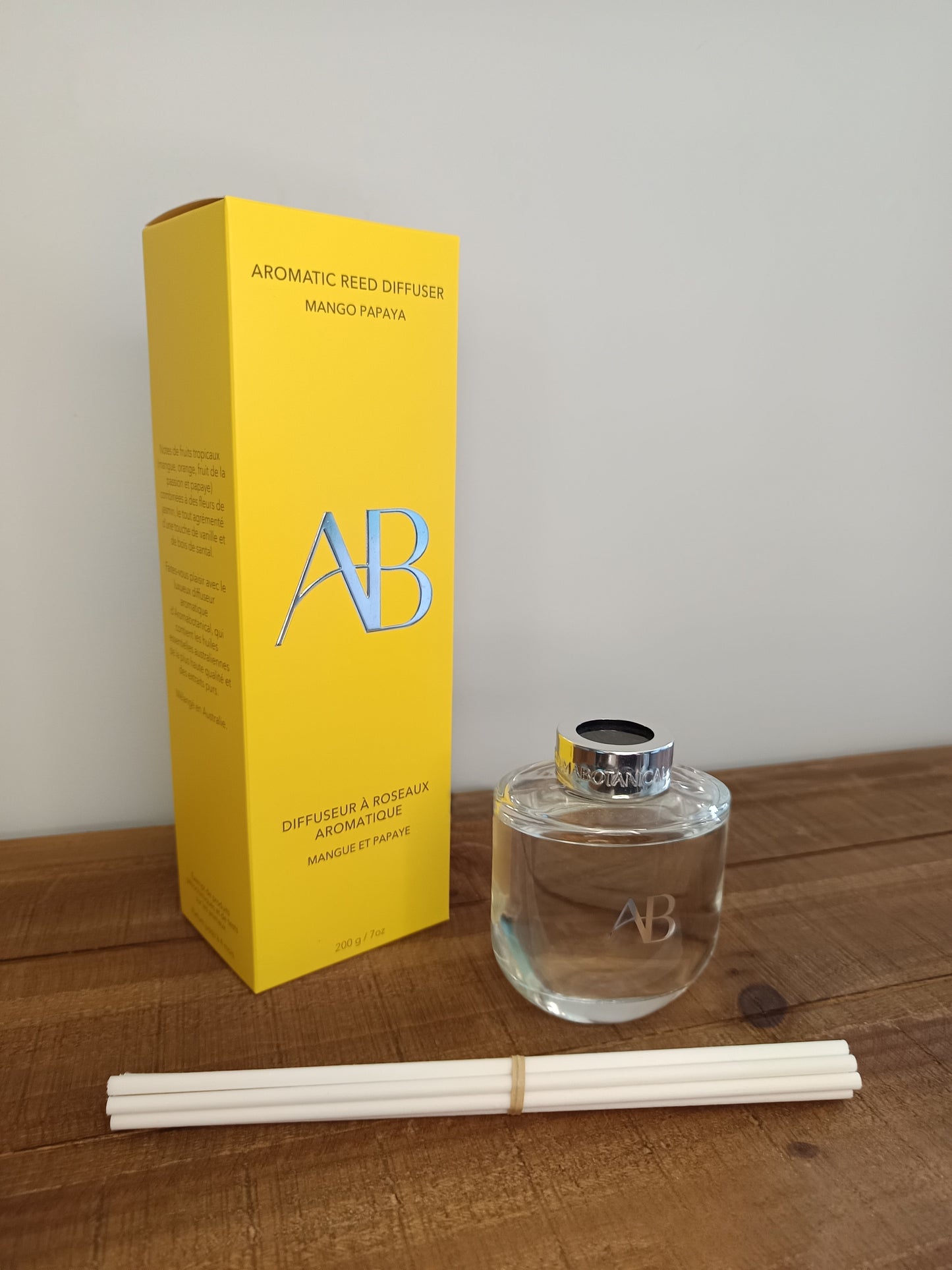 Diffuseur de roseaux Mangue et Papaye