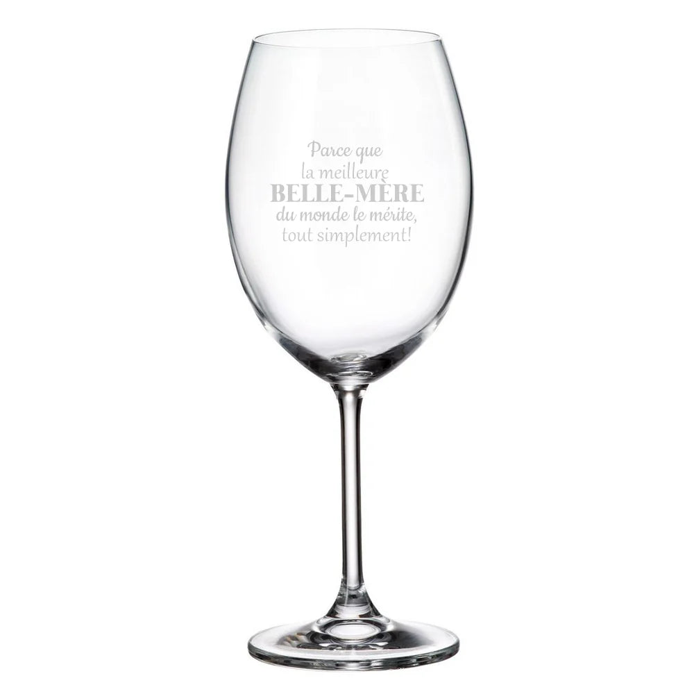 Verre Gravé : Belle-mère