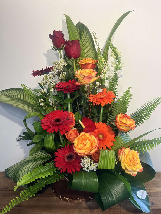 Arrangement Rouge & Orange