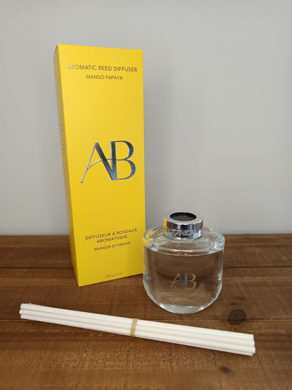 Diffuseur de roseaux Mangue et Papaye