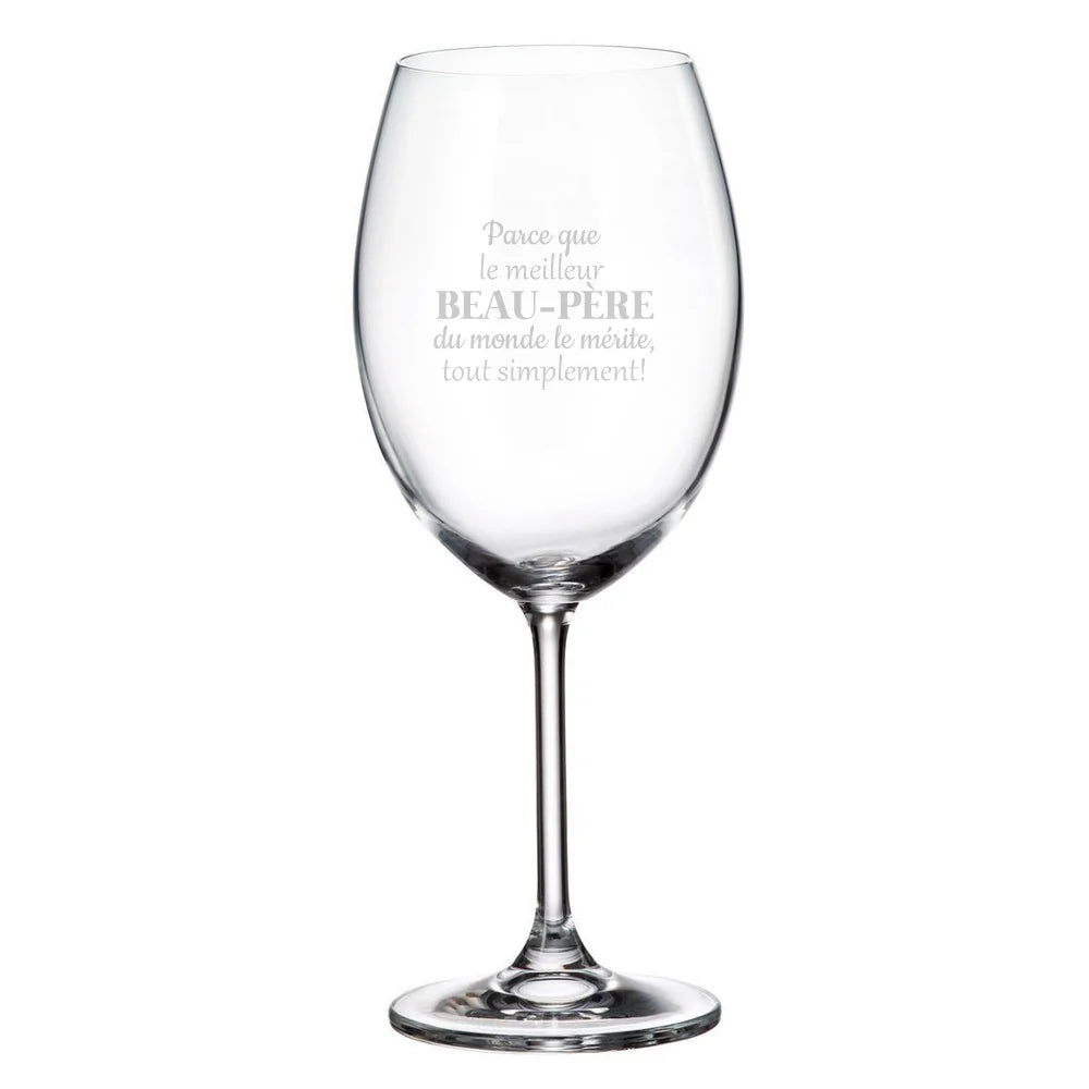 Verre Gravé : Beau-père