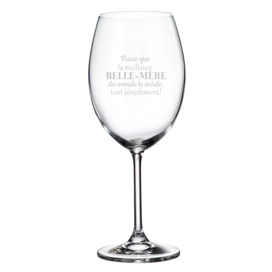 Verre Gravé : Belle-mère